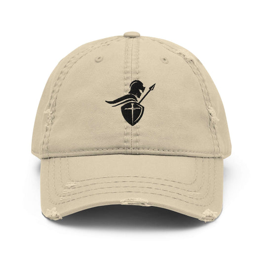 Embroidered Logo Sand Dad Hat Front View